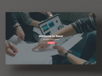 razor multipurpose agency HTML template image